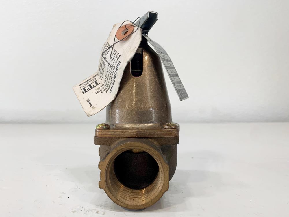 Bell and Gossett 1" NPT 30# Bronze Relief Valve 1170-30, 110129